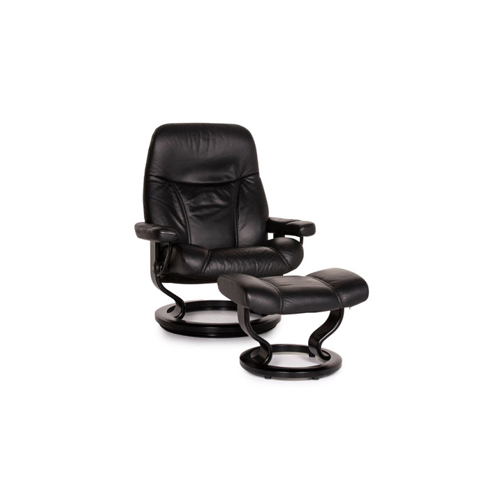 Stressless Consul | Sessel | Leder | Schwarz | Revive Interior