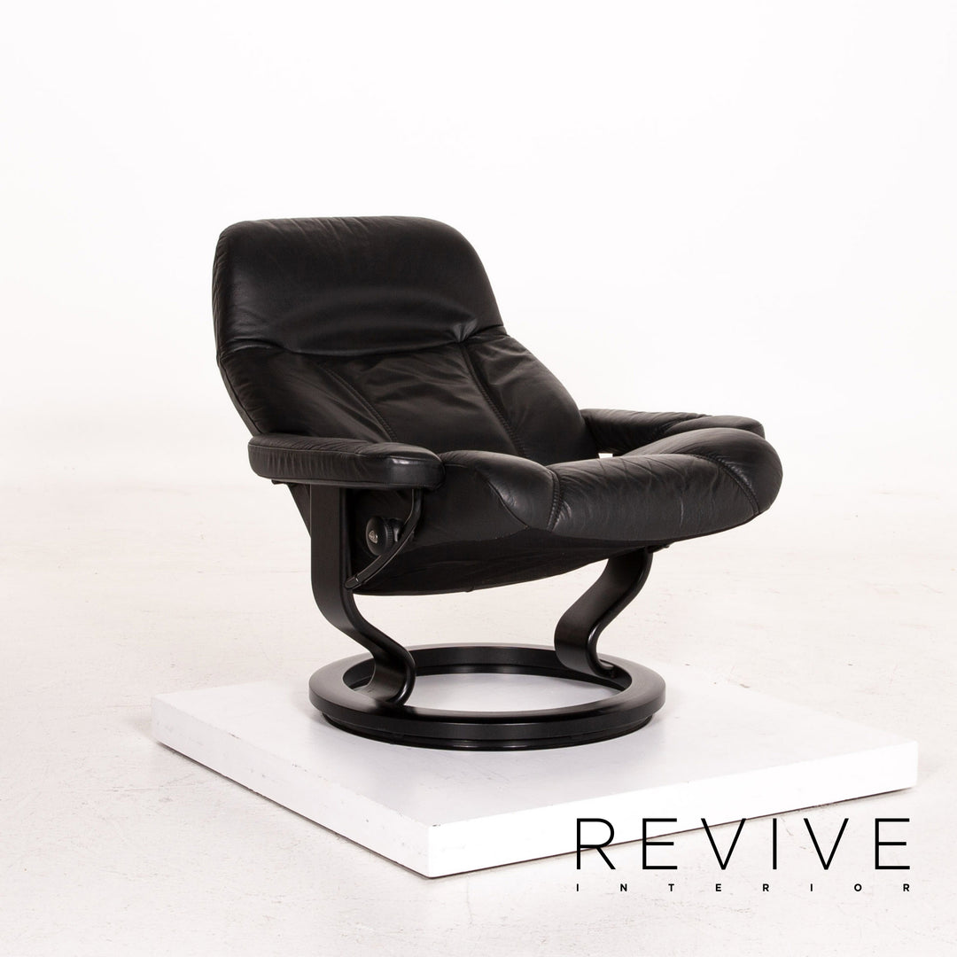 Stressless Consul | Sessel | Leder | Schwarz | Revive Interior