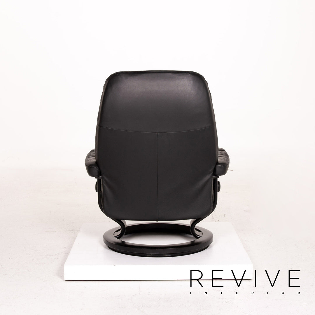 Stressless Consul | Sessel | Leder | Schwarz | Revive Interior