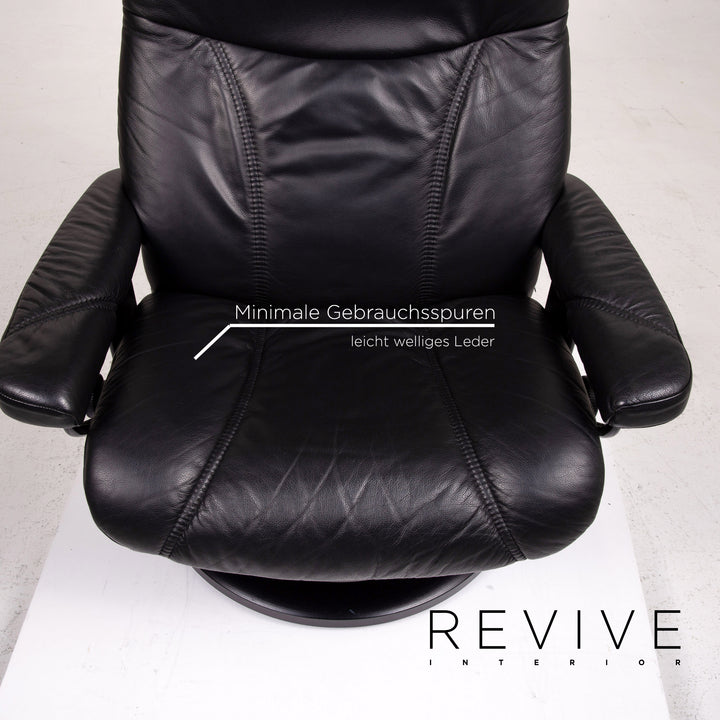 Stressless Consul | Sessel | Leder | Schwarz | Revive Interior