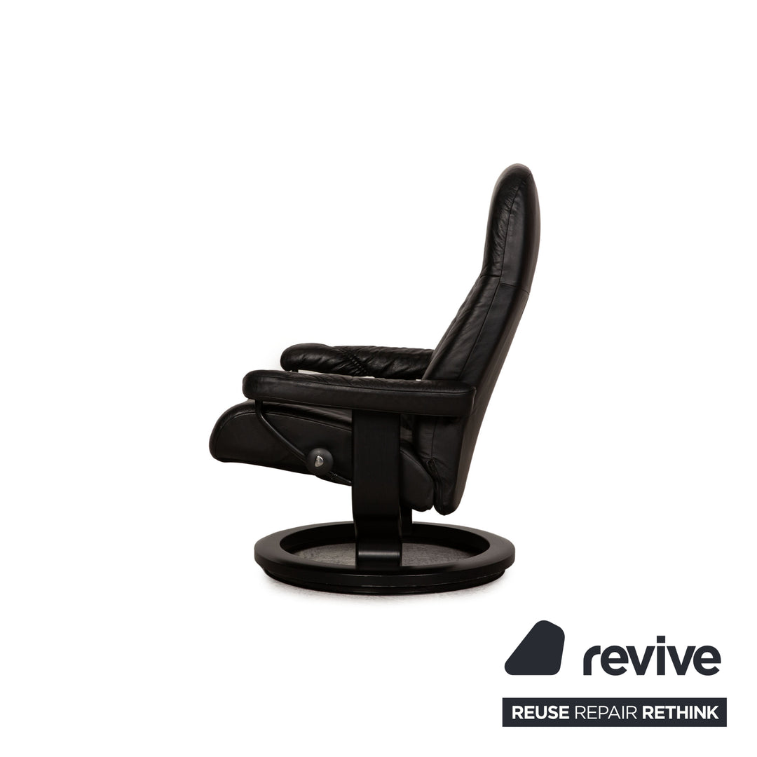 Stressless Consul Leder Sessel Schwarz Größe M Funktion