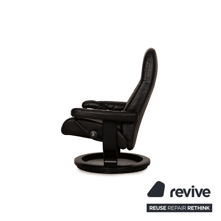 Stressless Consul Leder Sessel Schwarz Größe M Funktion