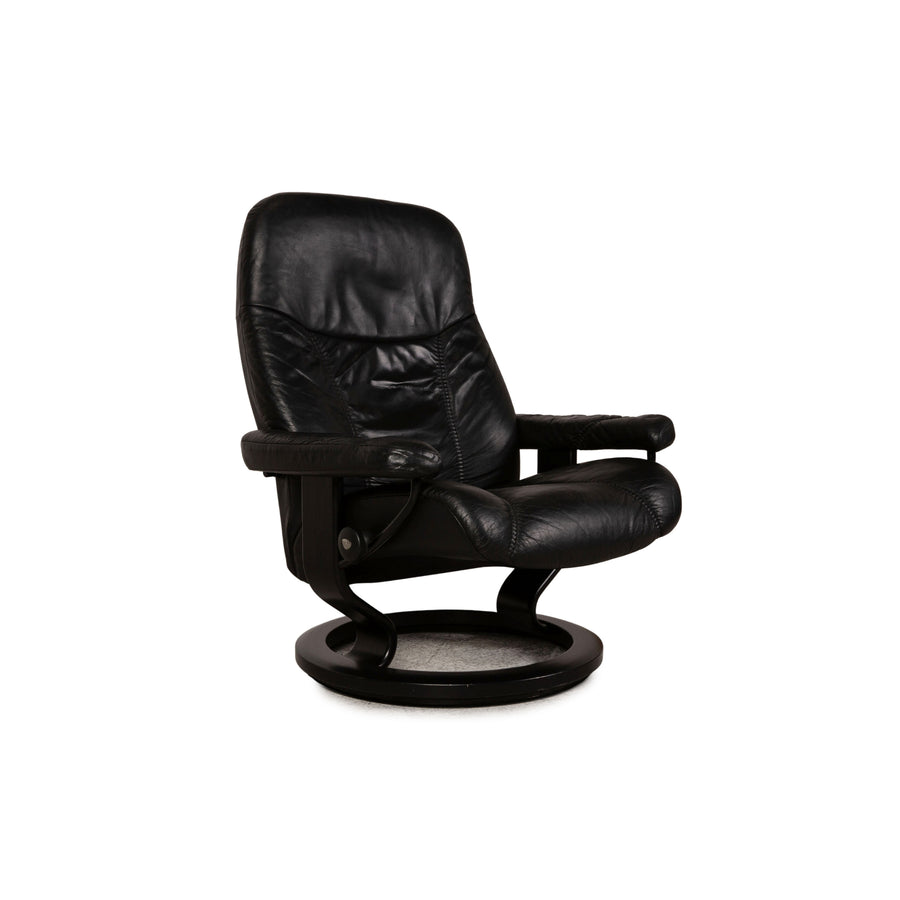 Stressless Consul Leder Sessel Schwarz Größe M Funktion