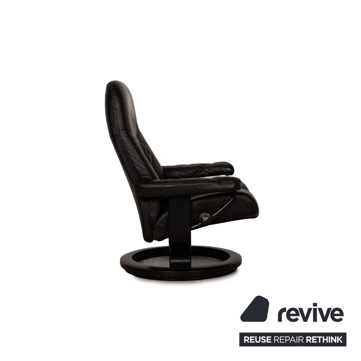 Stressless Consul Leder Sessel Schwarz Größe M Funktion