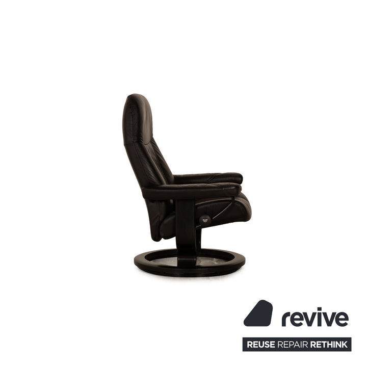 Stressless Consul Leder Sessel Schwarz inkl. Hocker