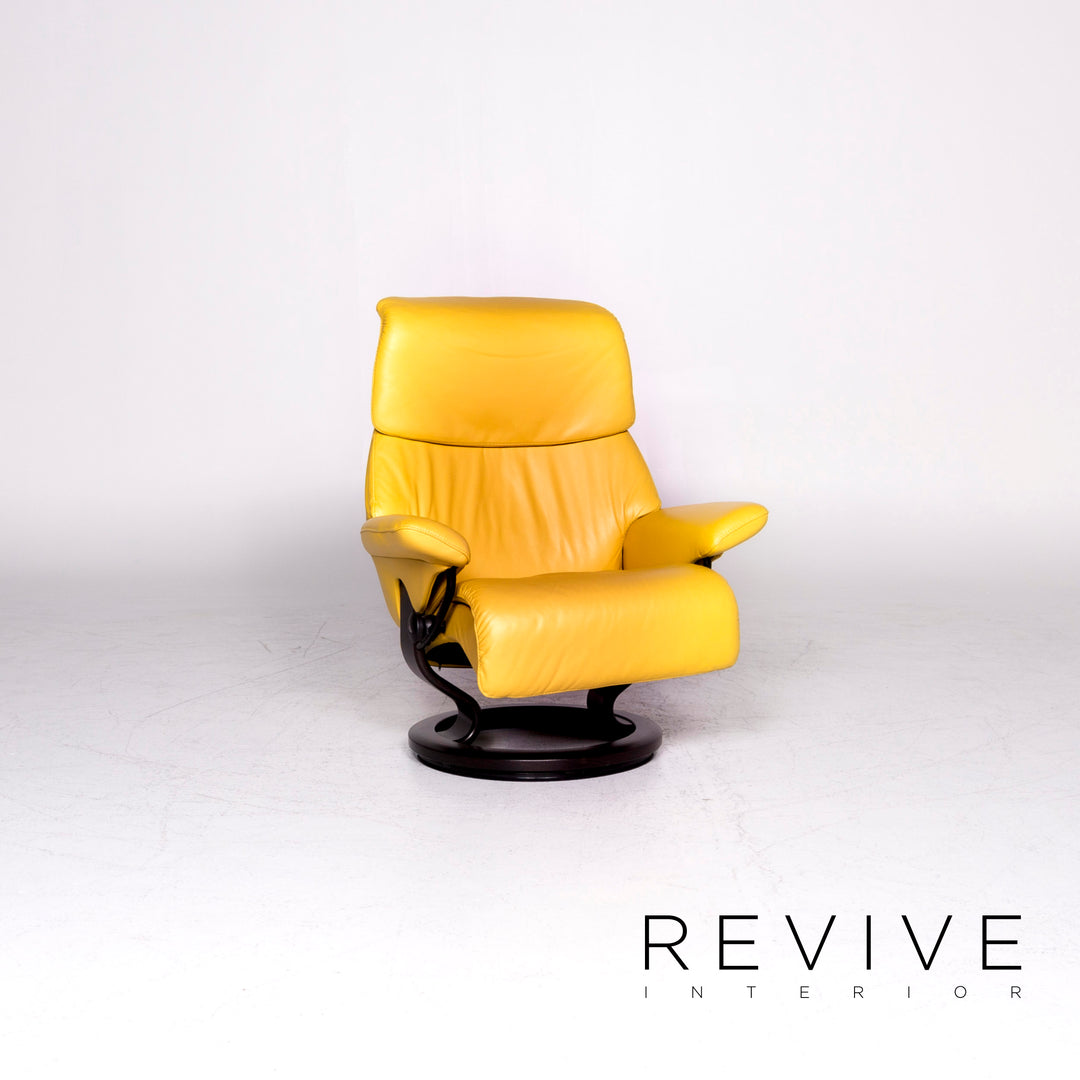 Stressless Dream Leder Sessel Gelb Relax Funktion Garnitur #8711