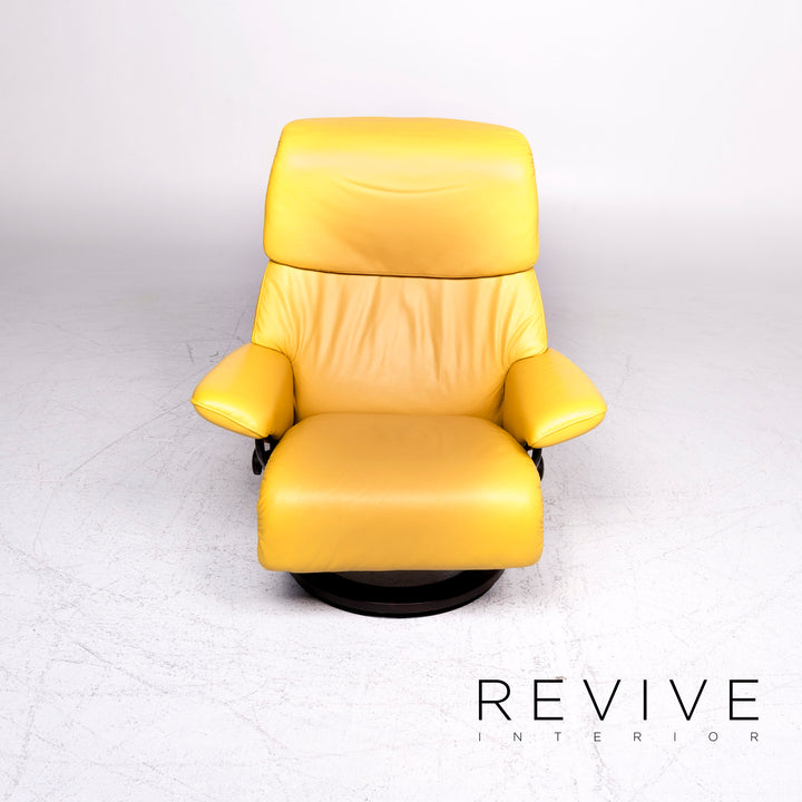 Stressless Dream Leder Sessel Gelb Relax Funktion Garnitur #8711