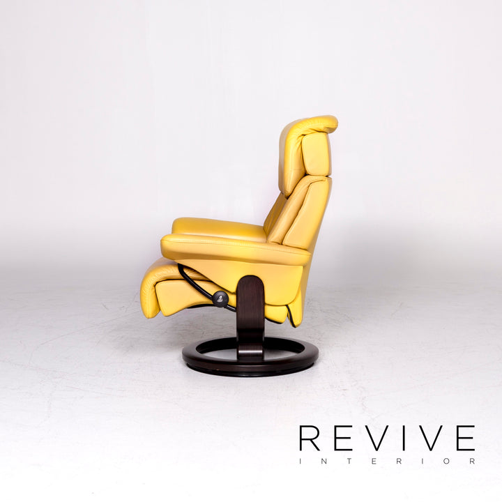 Stressless Dream Leder Sessel Gelb Relax Funktion Garnitur #8711