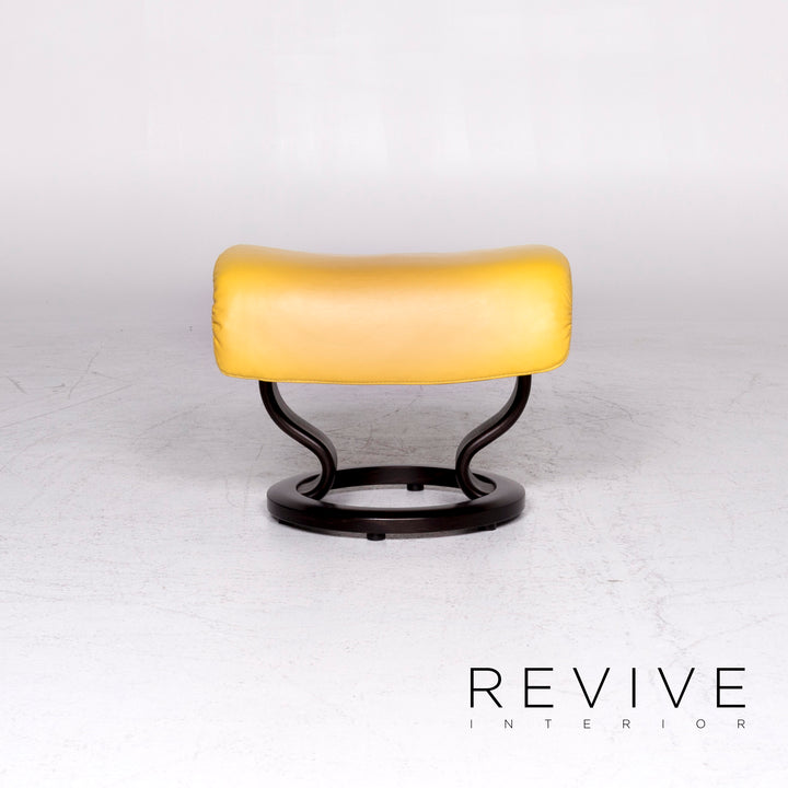 Stressless Dream Leder Sessel Gelb Relax Funktion Garnitur #8711