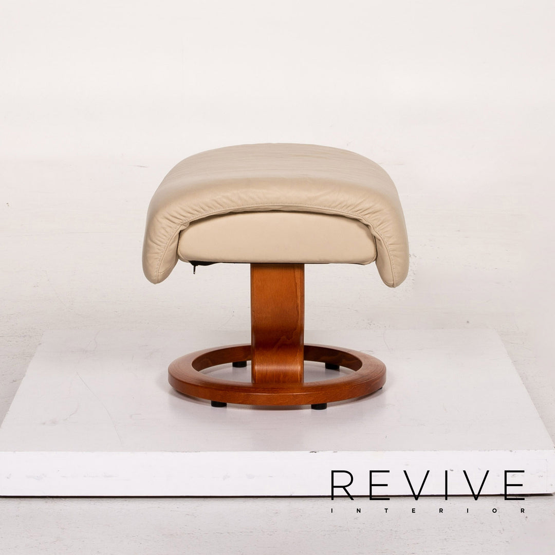Stressless Dream Leder Sessel inkl. Hocker Creme Relaxfunktion Funktion Relaxsessel #14423