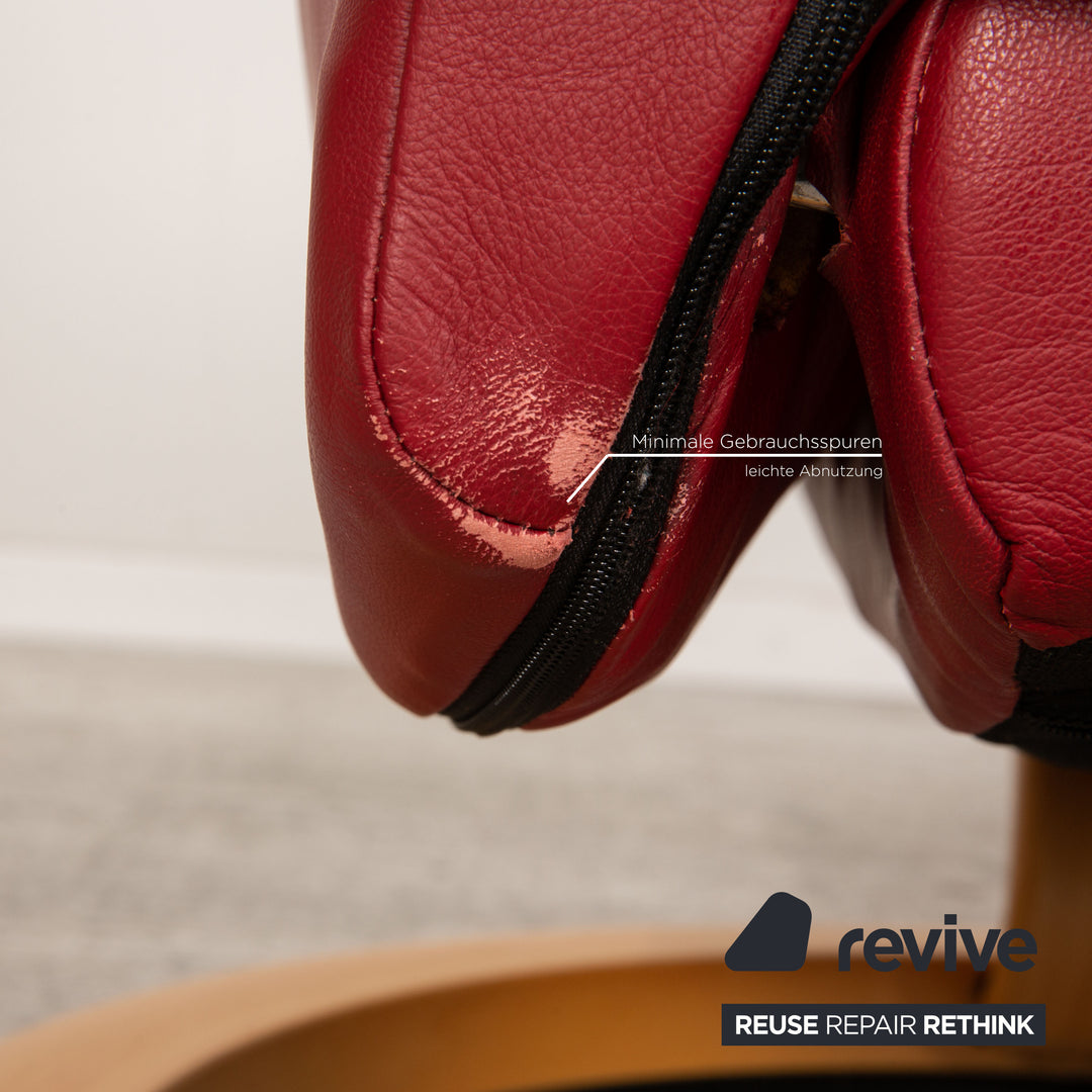 Stressless Dream Leder Sessel Rot Funktion