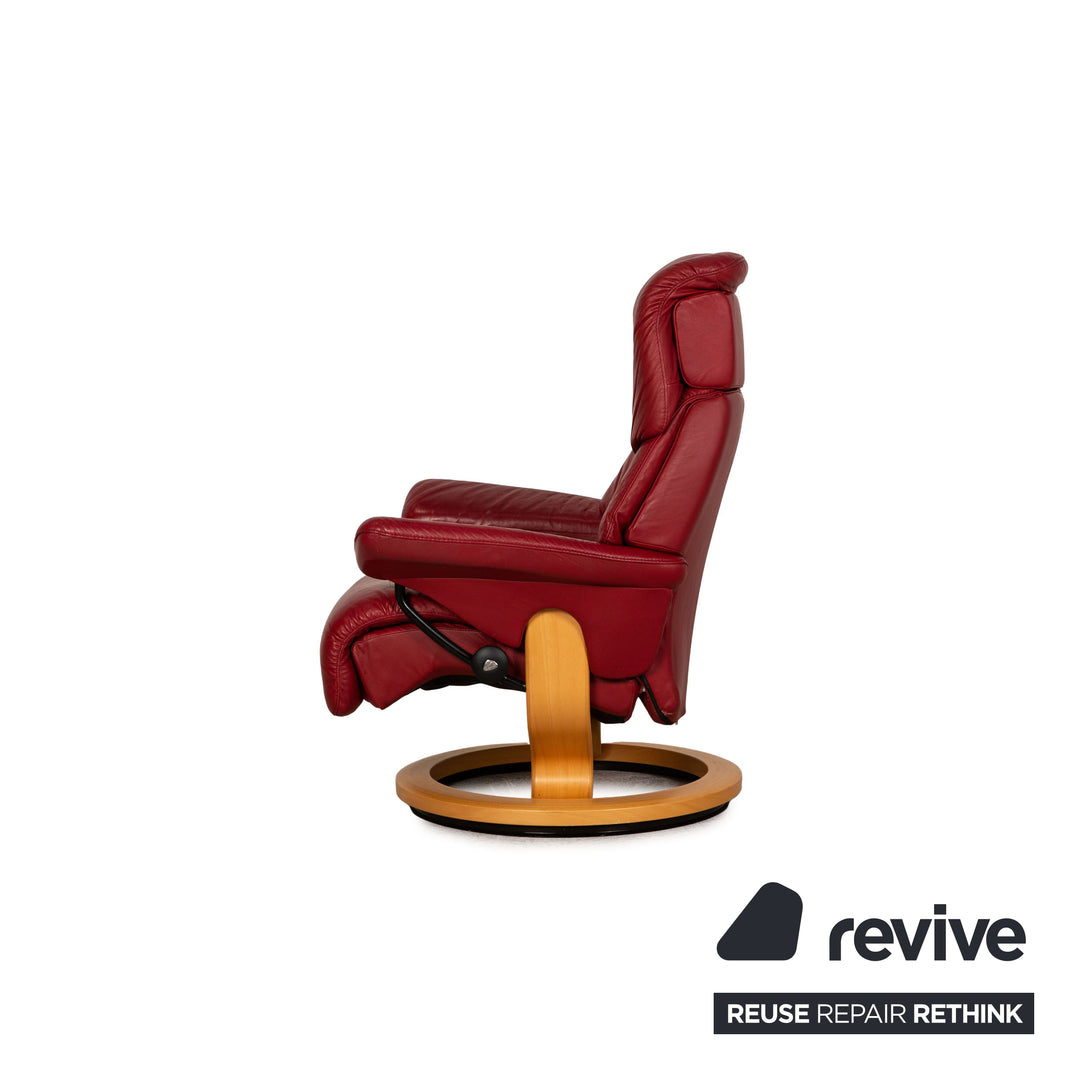 Stressless Dream Leder Sessel Rot Funktion