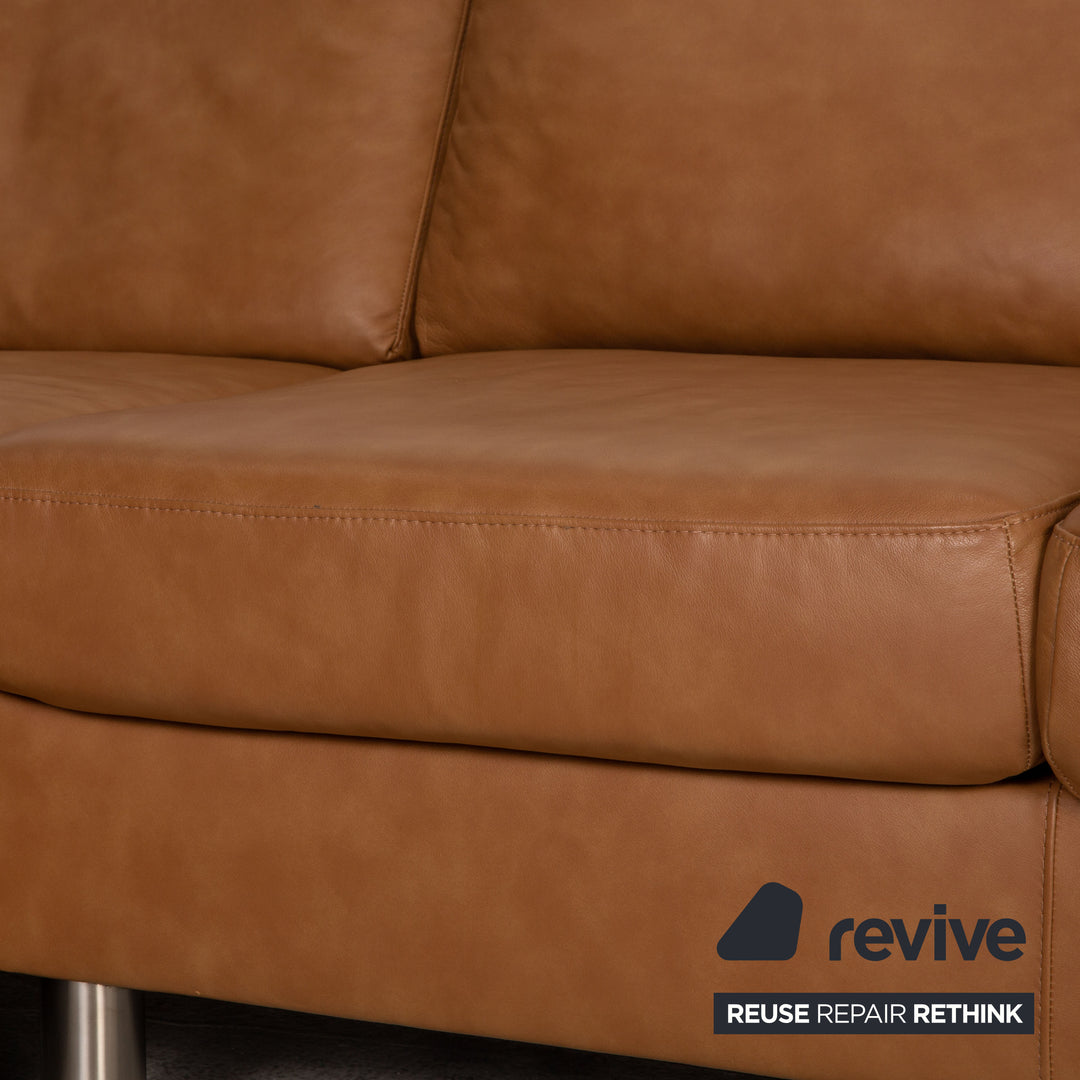 Stressless E-600 Leather SAofa Beige Corner Sofa Couch