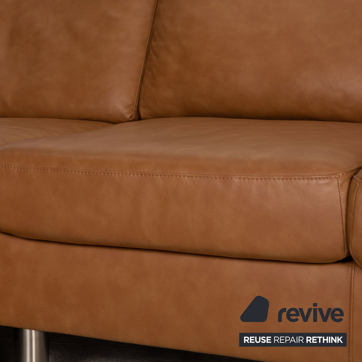 Stressless E-600 Leather SAofa Beige Corner Sofa Couch