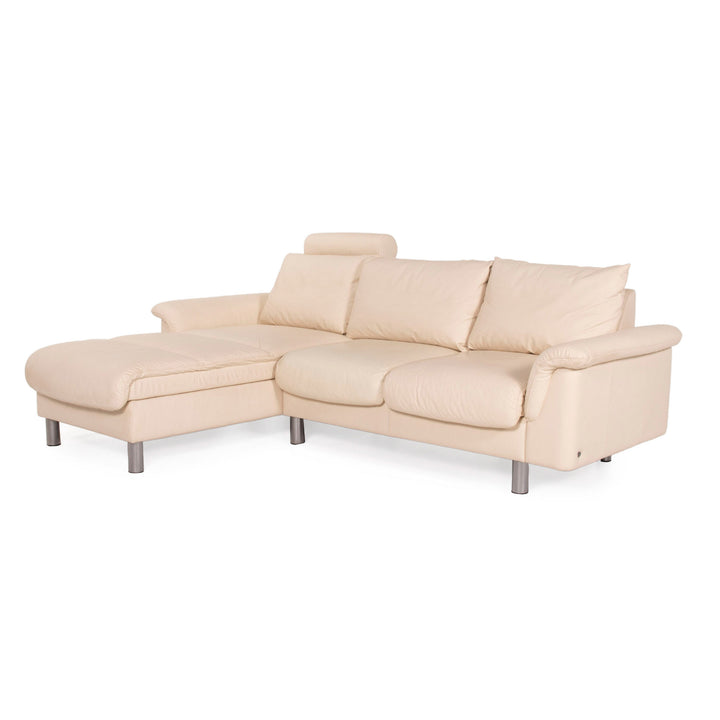 Stressless E300 Leder Ecksofa Creme Sofa Funktion Couch