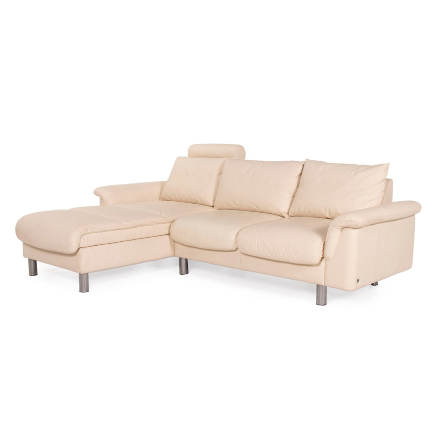 Stressless E300 Leder Ecksofa Creme Sofa Funktion Couch