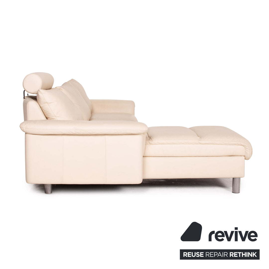 Stressless E300 Leder Ecksofa Creme Sofa Funktion Couch