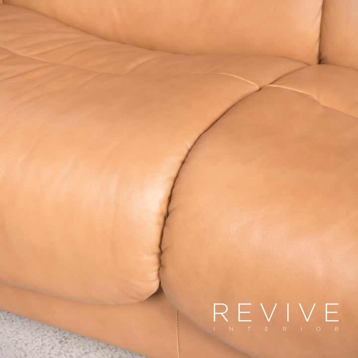 Stressless Eldorado Designer Leder Sofa Beige Ecksofa Echtleder #8202