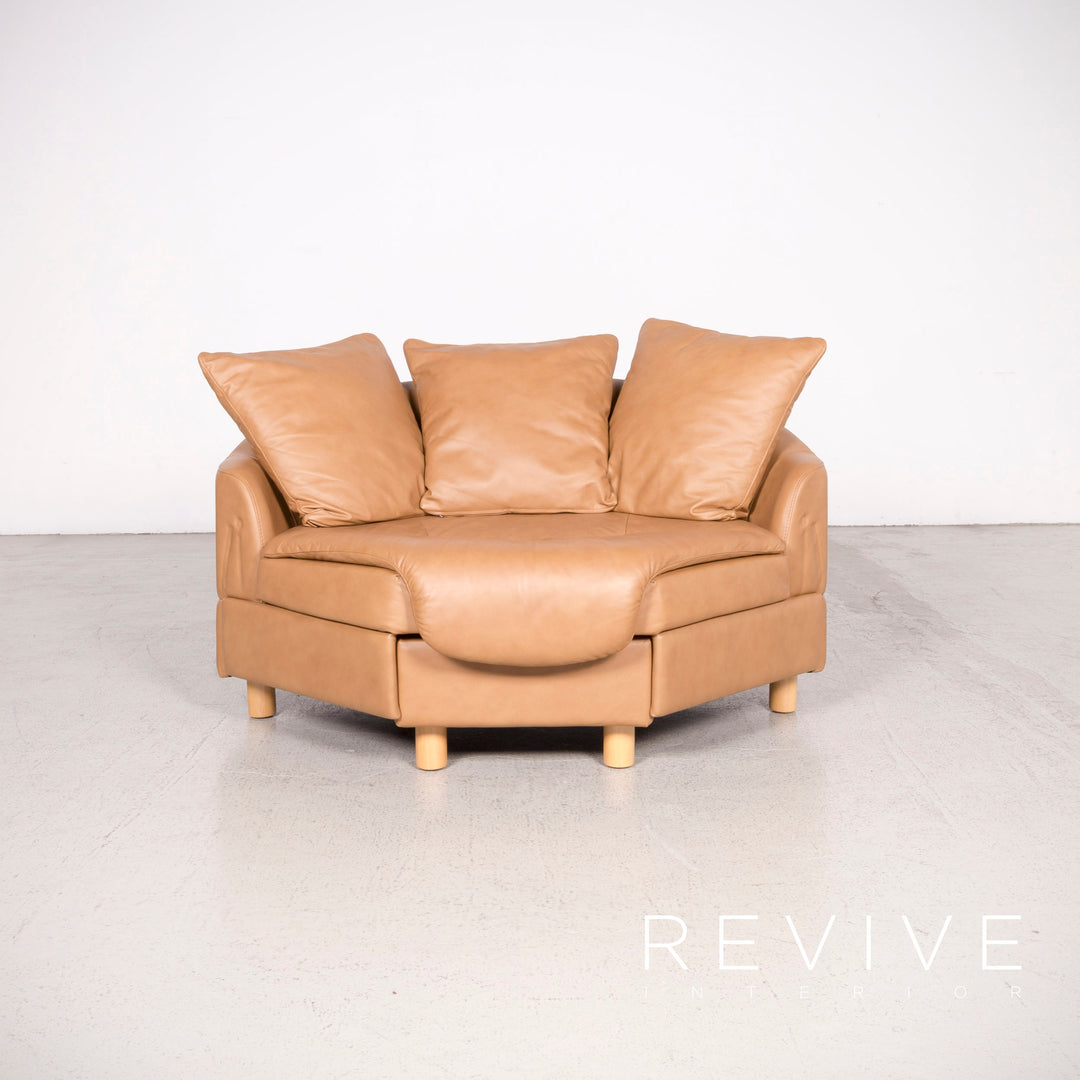 Stressless Eldorado Designer Leder Sofa Beige Ecksofa Echtleder #8202