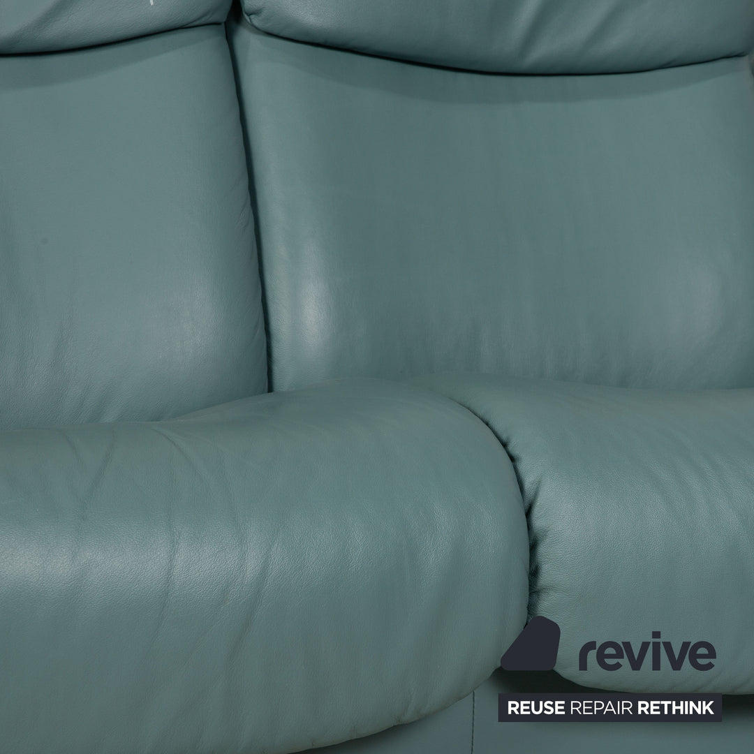 Stressless Eldorado Leather Sofa Green Corner Sofa Couch