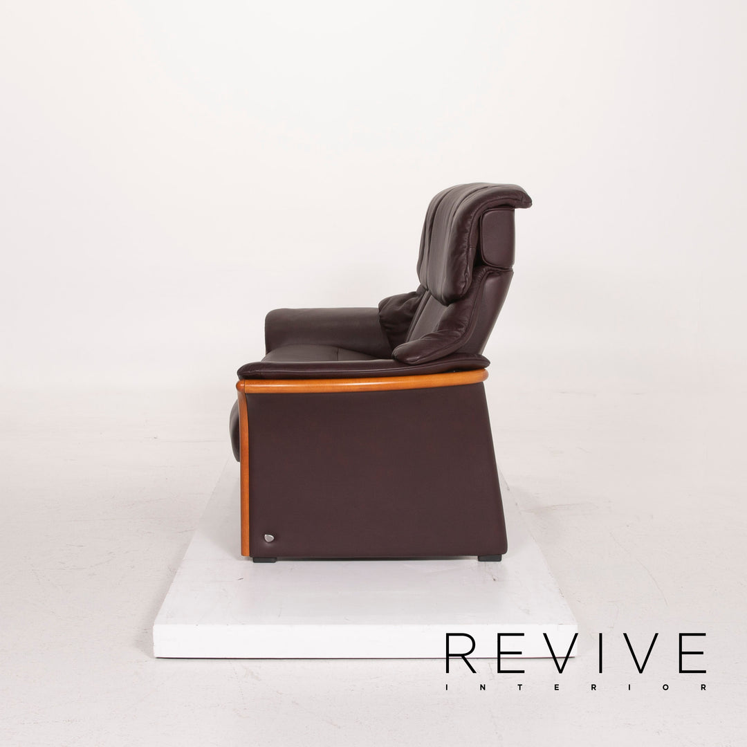 Stressless Granada Leder Sofa Dunkelbraun Zweisitzer #15095