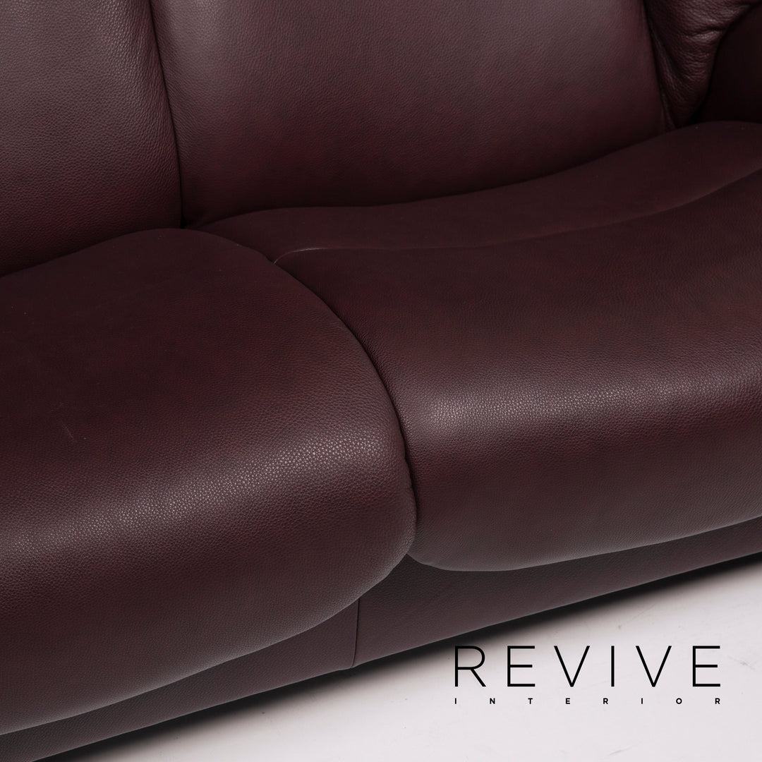 Stressless Granada Leder Sofa Dunkelbraun Zweisitzer #15095