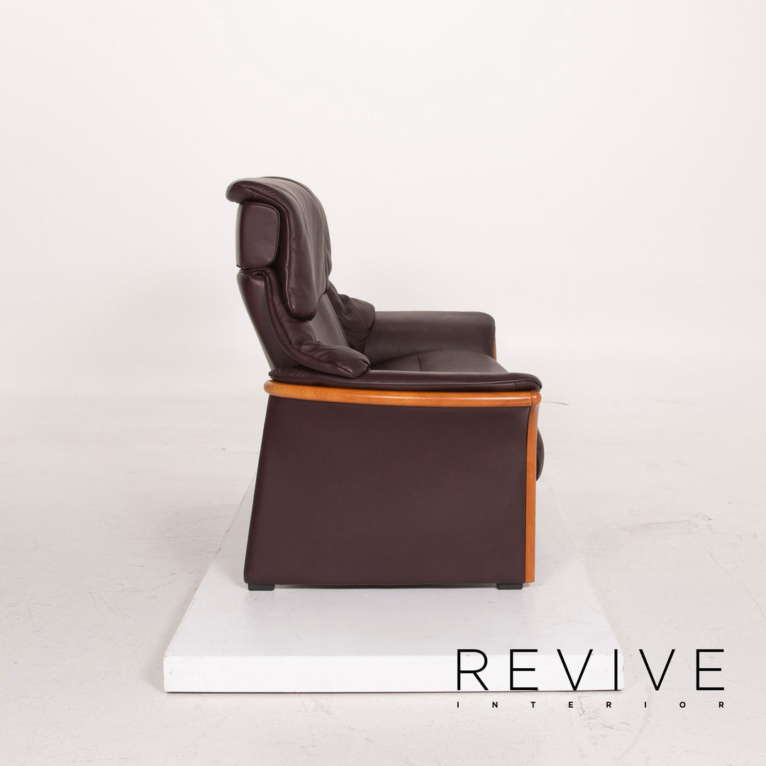 Stressless Granada Leder Sofa Dunkelbraun Zweisitzer #15095