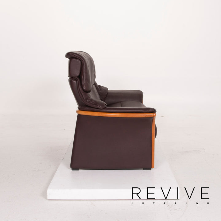 Stressless Granada Leder Sofa Dunkelbraun Zweisitzer #15095