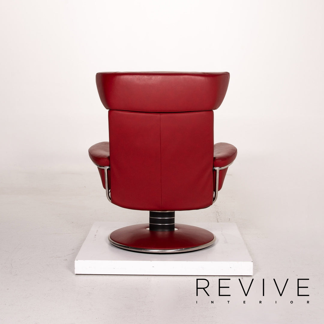 Stressless Jazz Leather Chair Red Relax Chair Relax Function #14607