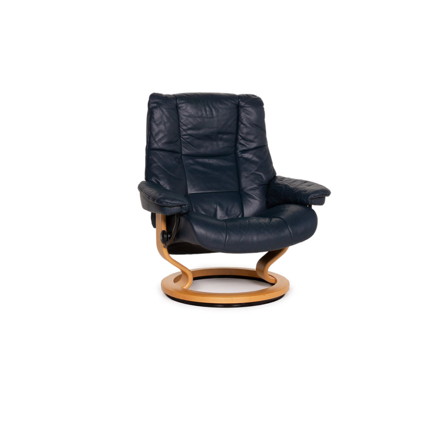 Stressless Kensington Leder Sessel Blau Relaxfunktion #13957