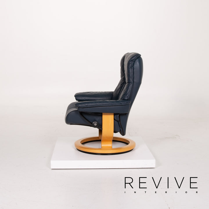 Stressless Kensington Leder Sessel Blau Relaxfunktion #13957