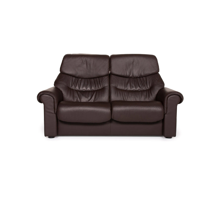 Stressless Leather Armchair Brown Two Seater #13960