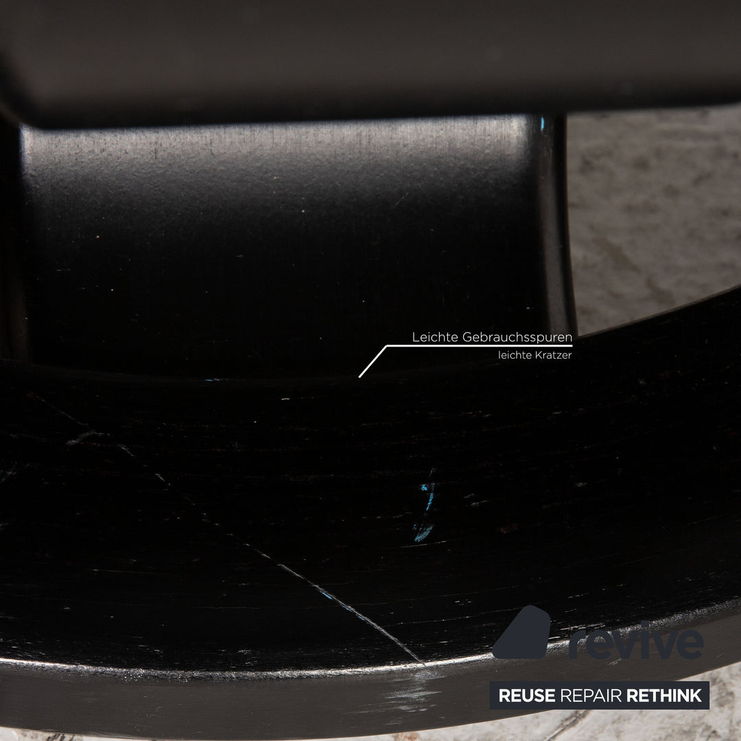 Stressless Ledersessel ink. Hocker Schwarz Relaxfunktion