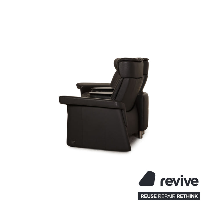 Stressless Legend Leder Dreisitzer Grau Sofa Couch Funktion