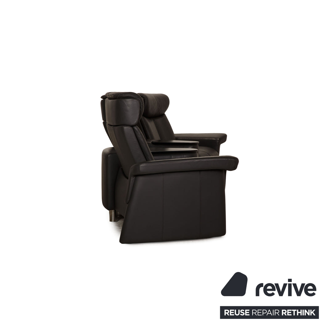 Stressless Legend Leder Dreisitzer Grau Sofa Couch Funktion