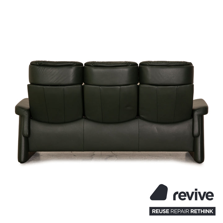 Stressless Legend Leder Dreisitzer Grün Sofa Couch Größe M manuelle Funktion