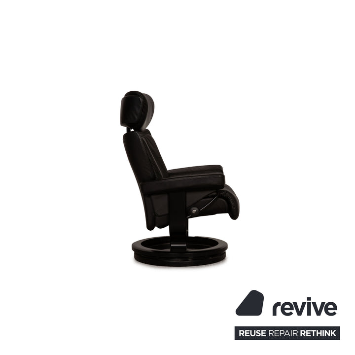 Stressless Magic Leder Sessel inkl. Hocker Schwarz