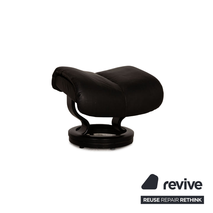 Stressless Magic Leder Sessel inkl. Hocker Schwarz