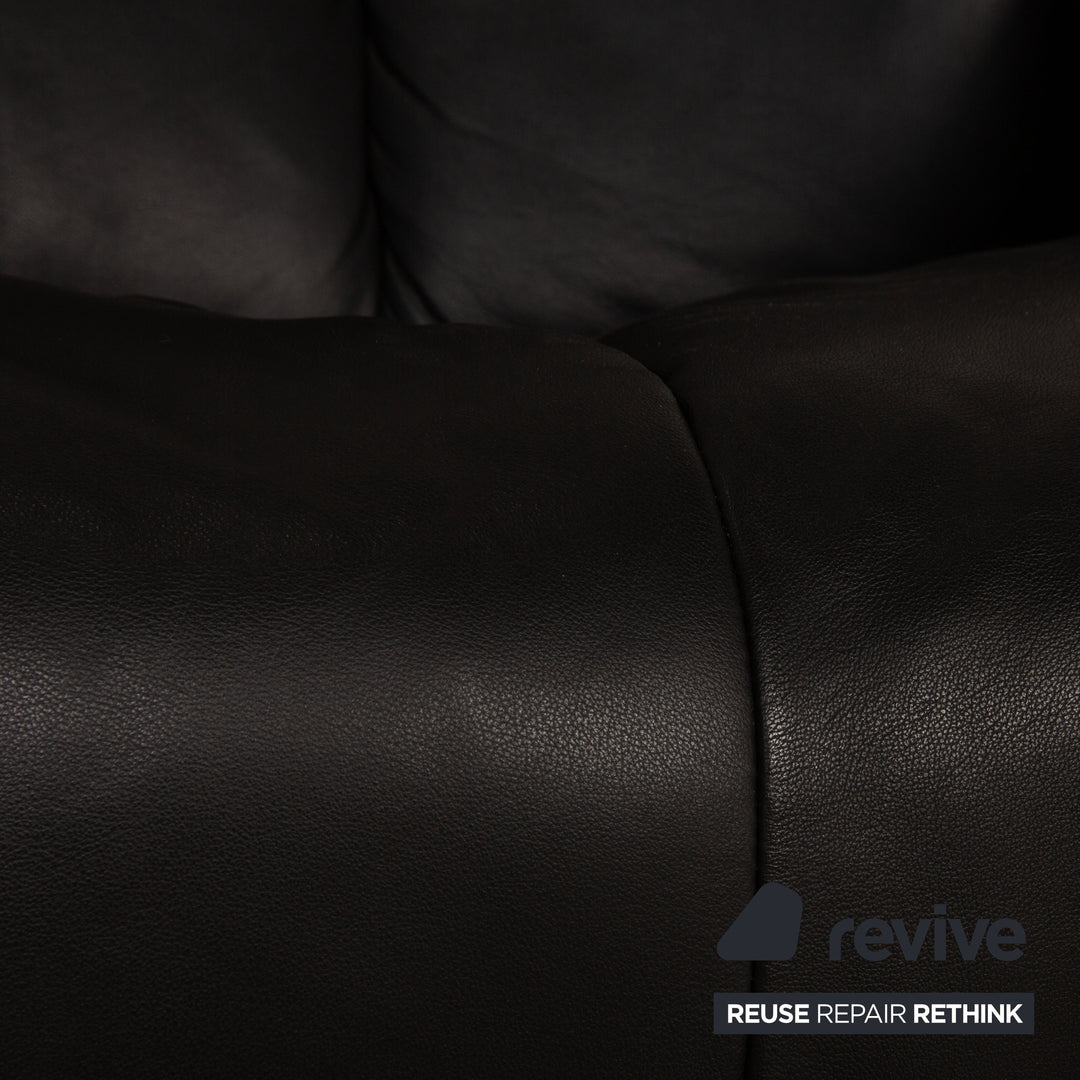 Stressless Magic Leder Sessel inkl. Hocker Schwarz
