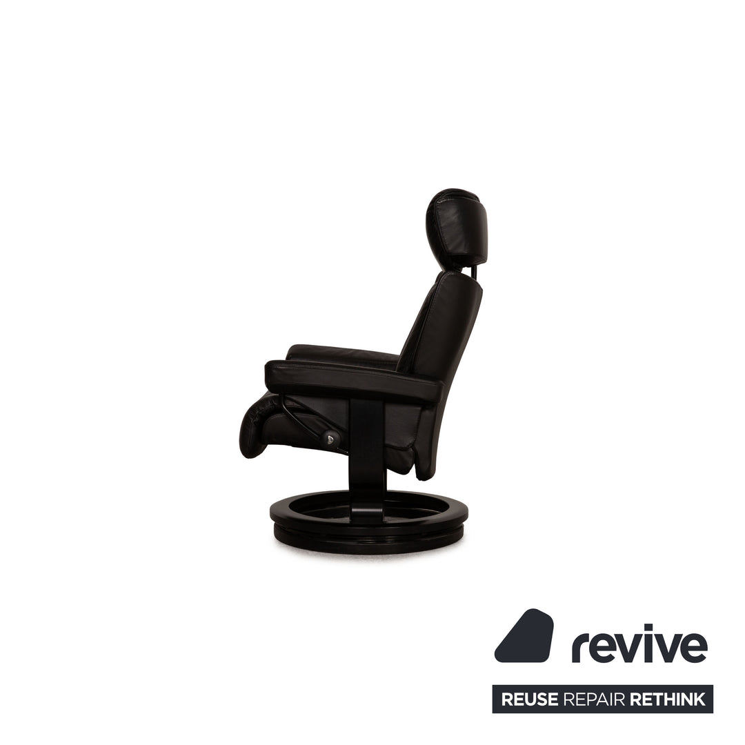 Stressless Magic Leder Sessel inkl. Hocker Schwarz