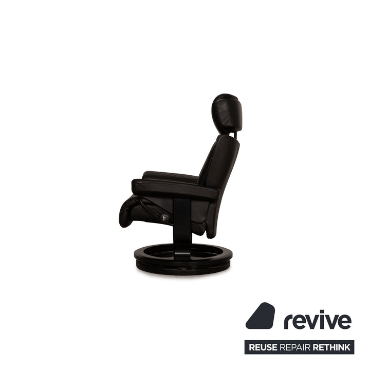 Stressless Magic Leder Sessel inkl. Hocker Schwarz