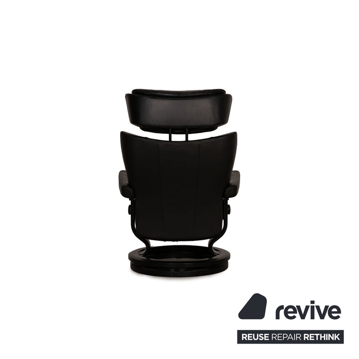 Stressless Magic Leder Sessel inkl. Hocker Schwarz