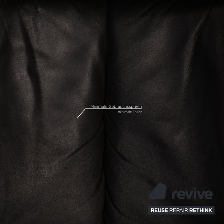 Stressless Magic Leder Sessel inkl. Hocker Schwarz