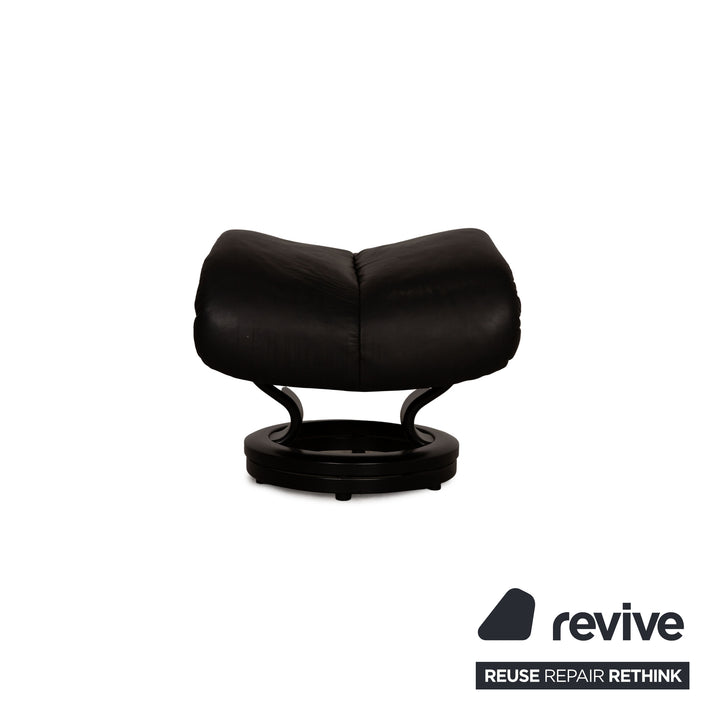 Stressless Magic Leder Sessel inkl. Hocker Schwarz