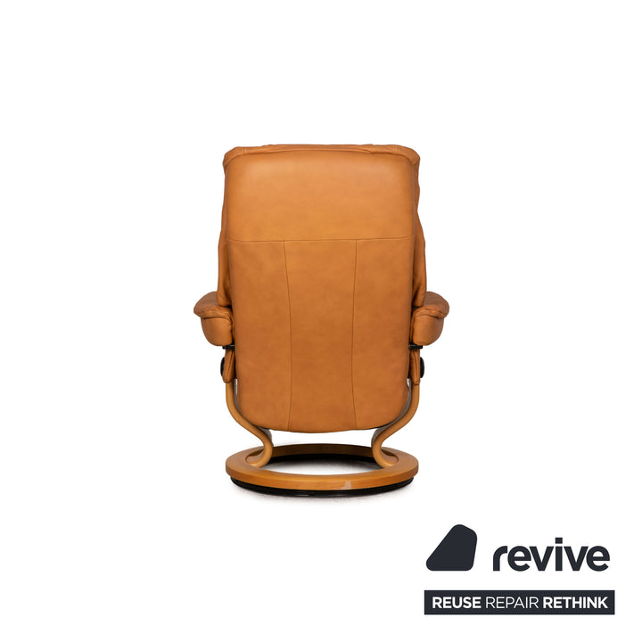 Stressless Mayfair Leder Sessel Beige inkl. Hocker
