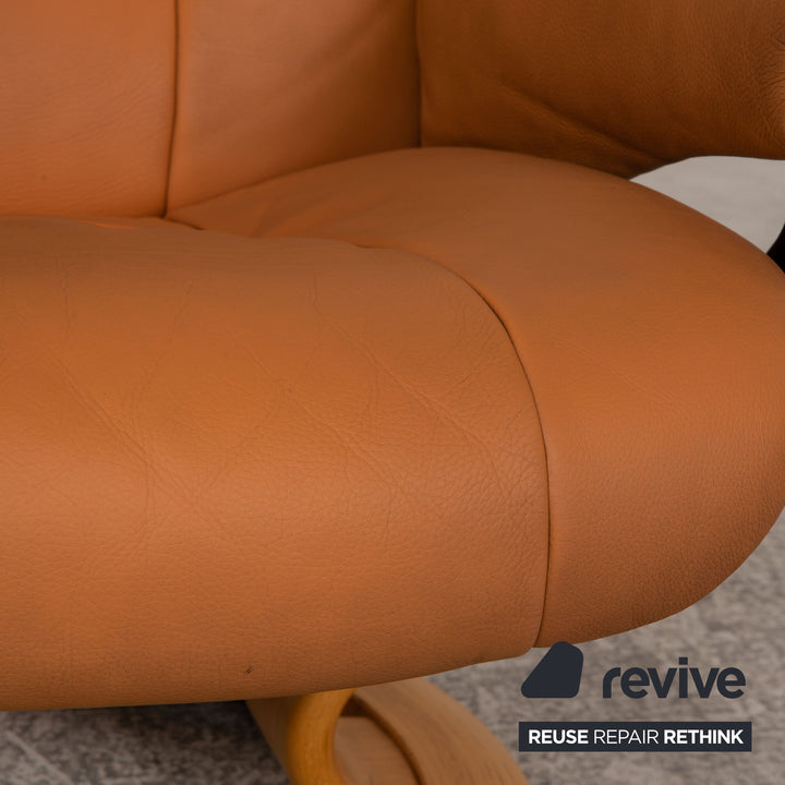 Stressless Mayfair Leder Sessel Beige inkl. Hocker