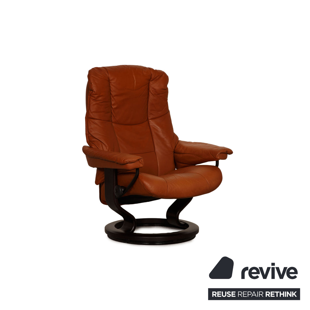 Stressless Mayfair Leder Sessel Braun inkl. Hocker  Relaxfunktion Funktion Relaxsessel