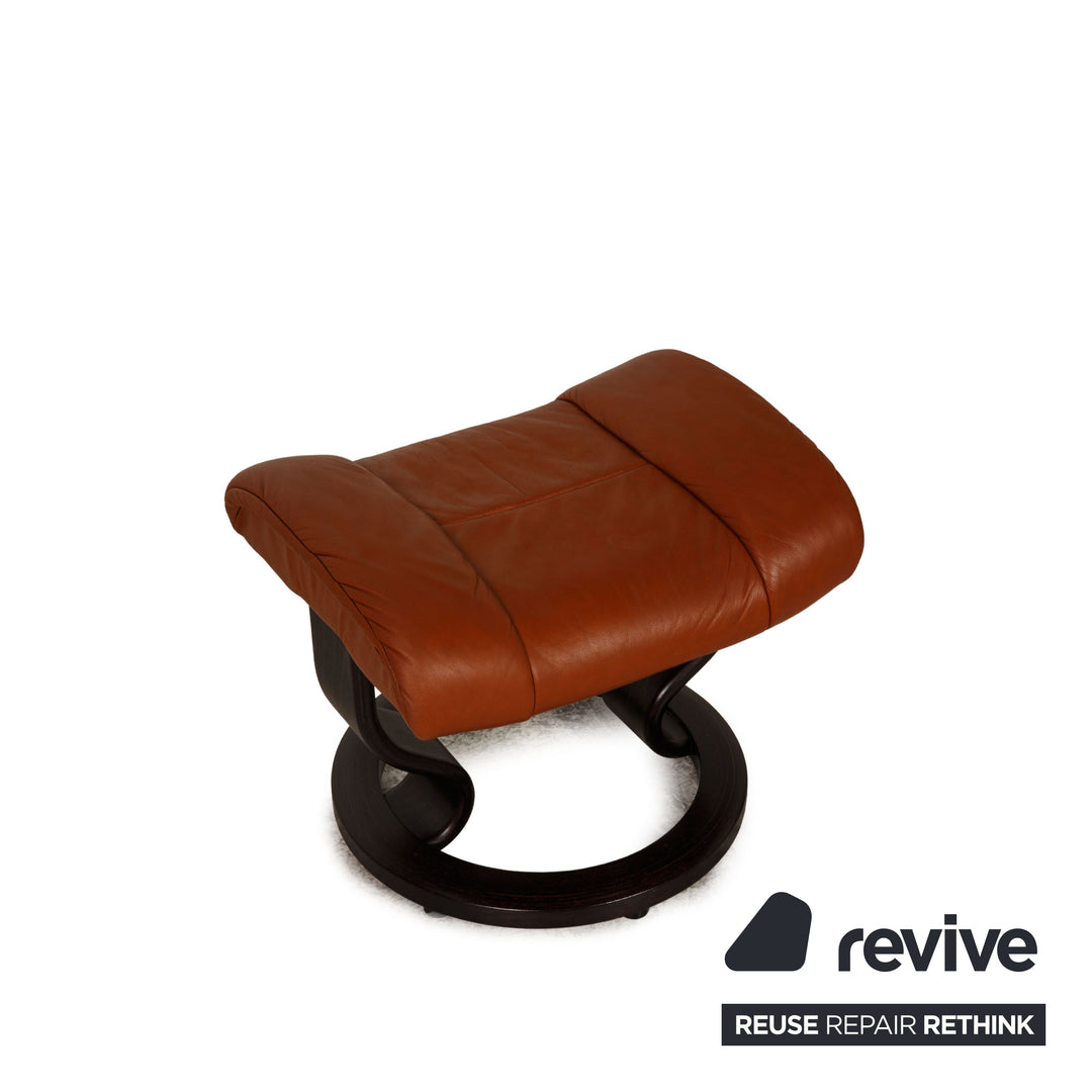 Stressless Mayfair Leder Sessel Braun inkl. Hocker  Relaxfunktion Funktion Relaxsessel