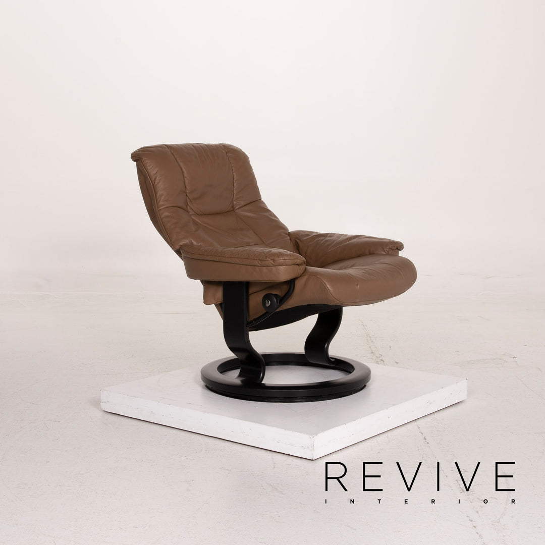 Stressless Mayfair Leder Sessel Braun Relaxfunktion inkl. Hocker #15403