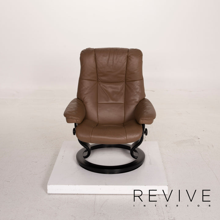 Stressless Mayfair Leder Sessel Braun Relaxfunktion inkl. Hocker #15403